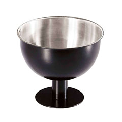 Biradlı Steel Punch Bowl, 16x18 cm, Black - Biradlı