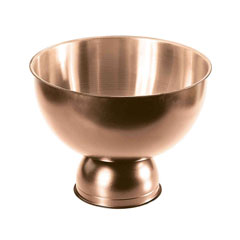 Biradlı Steel Punch Bowl, 24x22 cm, Copper - Biradlı