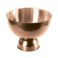 Biradlı Steel Punch Bowl, 28x24 cm, Copper - Biradlı