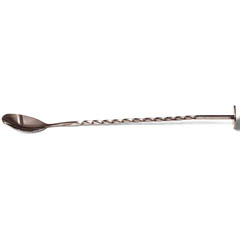 Biradlı Twisted Bar Spoon, Copper, 27 cm - Biradlı