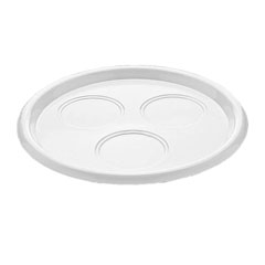 Biradlı Yuvarlak Kahve Sunum Tepsisi, 19 cm - Biradlı