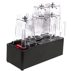 Blender with Rinse Stand, Square Type and Spare Jar Stand, Metal Mechanism - MUTBEX