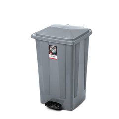 Bora Plastik , Mono Tone Pedallı Çöp Kovası Köşeli No:4 - 48 Lt BO642 - Bora Plastik
