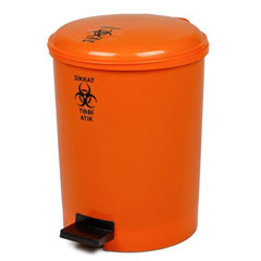 Bora Plastik Pedal Medical Waste Bin, No: 3, 20 Lt, BO183 - Bora Plastik