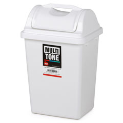 Bora Plastik Rectangular Trash Bin Push, No 2, 7.5 Lt, BO190 - Bora Plastik