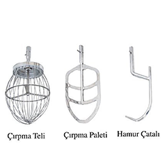 Bosfor UPM-20T-2 Planet Mikser, Çift Devirli, 20 lt Kapasiteli, Trifaze, 380 V - 3