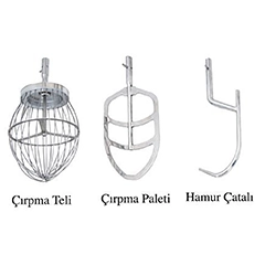 Bosfor UPM-30M Planet Mikser, Hız Kontrollü, 30 lt Kapasiteli, Monofaze, 220 V - 3