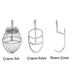 Bosfor UPM-30T-2 Planet Mikser, Çift Devirli, 30 lt Kapasiteli, Trifaze, 380 V - 3