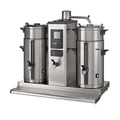 Bravilor Bonamat B20-HW Zaman Ayarlı Paslanmaz Çelik Filtreli Konteynerlı 2x20 lt Hazneli 320 Fincan Inox - Siyah Filtre Kahve Makinesi - 3