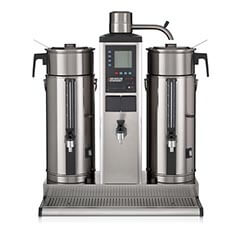 Bravilor Bonamat B5-HW Zaman Ayarlı Paslanmaz Çelik Filtreli Konteynerlı 2x5 lt Hazneli 50 Fincan Inox Filtre Kahve Makinesi - Bravilor Bonamat