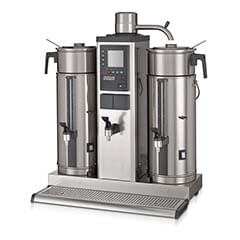Bravilor Bonamat B5-HW Zaman Ayarlı Paslanmaz Çelik Filtreli Konteynerlı 2x5 lt Hazneli 50 Fincan Inox Filtre Kahve Makinesi - 3