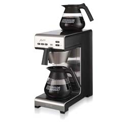 Bravilor Bonamat Matic Paslanmaz Çelik Filtreli Potlu 1.7 lt Hazneli 12 Fincan Inox - Siyah Filtre Kahve Makinesi - Bravilor Bonamat
