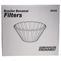 Bravilor Bonomat Coffee Machine Filter Paper, 85/245 mm, Pack of 1000 - 3