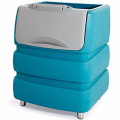 Brema BIN 240 PE Ice Bin, 180 kg Capacity - 1