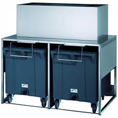 Brema DRB 100 Ice Bin, 108x2 kg Cart Capacity, 50 kg Bin Capacity - 1