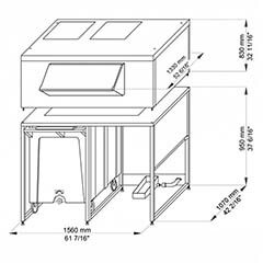 Brema DRB 500 Ice Bin, 108x2 kg Car Capacity, 300 kg Bin Capacity - 2