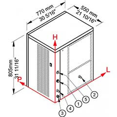 Brema - Brema VM 500 Hızlı Küp Buz Makinesi, 200 kg/gün (1)