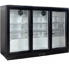 By Kitchen Bar Back Bottle Cooler Cabinet, Three Doors, 135x500x89.5 cm, DBB 350 - By Kitchen