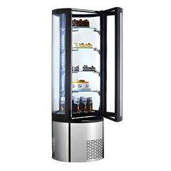 By Kitchen DST-360 Upright Cold Display Cabinet, 68x68x175 cm - By Kitchen