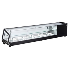 By Kitchen DTS 104L Counter Top Cold Display Cabinet, 175,4x39,5x37,5 - By Kitchen