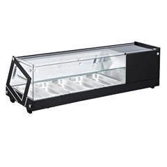 By Kitchen DTS-64L Counter Top Cold Display Cabinet, 130.7x39.5x37.5 cm - By Kitchen