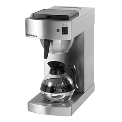 By Kitchen FCM-01 Paslanmaz Çelik Filtreli Potlu 1.8 lt Hazneli Inox - Siyah Filtre Kahve Makinesi - By Kitchen