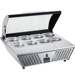 By Kitchen Set Üstü Soğuk Teşhir Dolabı, 103,5x47,7x32,8 cm, DSS 67 1 - By Kitchen