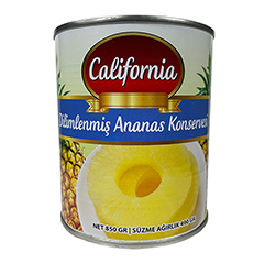 California Dilimlenmiş Ananas Konservesi, 850 gr - 1