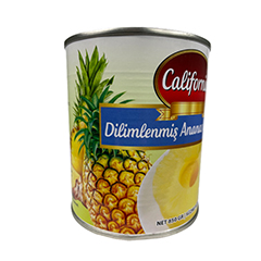 California - California Dilimlenmiş Ananas Konservesi, 850 gr (1)