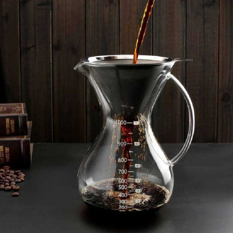 Epinox Cam Kahve Demleme, Filtreli, 1000 ml, Ck 1000