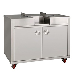 Cancan 38 Mobile Cart, Double Knock Box - Cancan