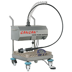 Cancan Industrial Type Pot Washing Machine, Mobile Trolley - Cancan