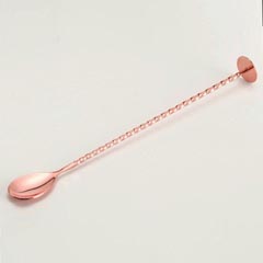 Zicco Çelik Bar Kaşığı, Burgulu, Bakır Kaplı, 27 cm - Zicco