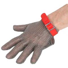 Epinox Çelik Eldiven, Kırmızı, M, El K2M - 1