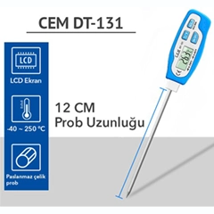 CEM DT-131 Saplama Problu Gıda Termometresi - 2