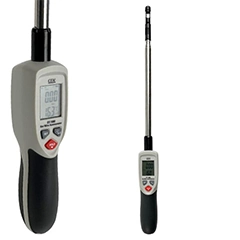 Cem DT-1880 Hot Wire Air Velocity and Temperature Meter Anemometer, with Recording Feature - 2
