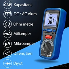 Cem DT 5302 Miliohmmetre ve Dijital Multimetre - 2