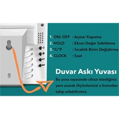 Cem DT-802 Hava Kalitesi Ölçüm Cihazı, Karbondioksit Ölçer - 2