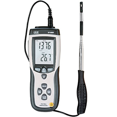 CEM DT-8880 Teleskobik Problu Hava Hızı, Debisi ve Sıcaklık Ölçer - 1