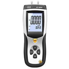 Cem DT8890 Manometre Fark Basınç Ölçer - 1