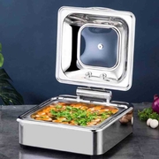 CHAFING DISH HİDROLİK KAPAK 6 L 2/3 GÖMME (CDH-6G) - Thumbnail