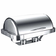 Epinox CDG-9 Chafing Dish, Roll Top Kapak, Gömme Camlı, 9 lt - Epinox