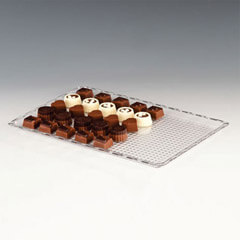 Zicco Çikolata Teşhir Tepsisi, Polikarbon, 20x30 cm, Şeffaf - Thumbnail