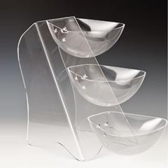 Zicco Çok Amaçlı Teşhir Standı, 3 Katlı, 47x25x37 cm - Zicco