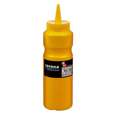 Corona Professional Ketchup Mayonnaise Sauce Bottle, With Cap, 270 ml, Yellow, BO2073 - Corona Professional