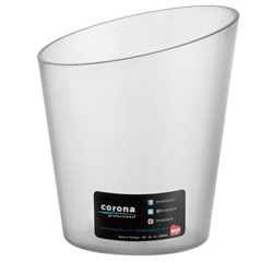 Corona Professional - Corona Professional Polikarbon Buz Kovası, Yarım Kesimli, Küçük, BO598, Siyah (1)