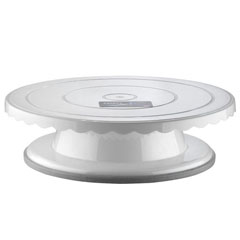 Corona Professional Polikarbon Döner Pasta Standı, 335 mm, BO389, Siyah - 2