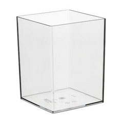 Corona Professional Polycarbonate Jar, Square, BO397 - Corona Professional