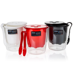 Corona Professional Polikarbon Buz Kovası, Süzgeçli, BO601, Beyaz - Corona Professional