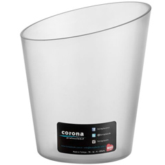 Corona Professional Polikarbon Buz Kovası, Yarım Kesimli, Küçük, BO598, Şeffaf - Corona Professional